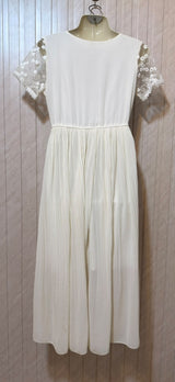Chest 18  Length 45  Fabric Chiffon Modern Western Long Dress for Women