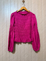 Chest 20  Length 20  Fabric Silk Women’s Signature Full Sleeve Top