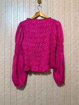 Chest 20  Length 20  Fabric Silk Women’s Signature Full Sleeve Top