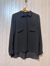Chest 19  Lenght 26 to 28  Fabric chiffon Women’s Casual Full Sleeve Top