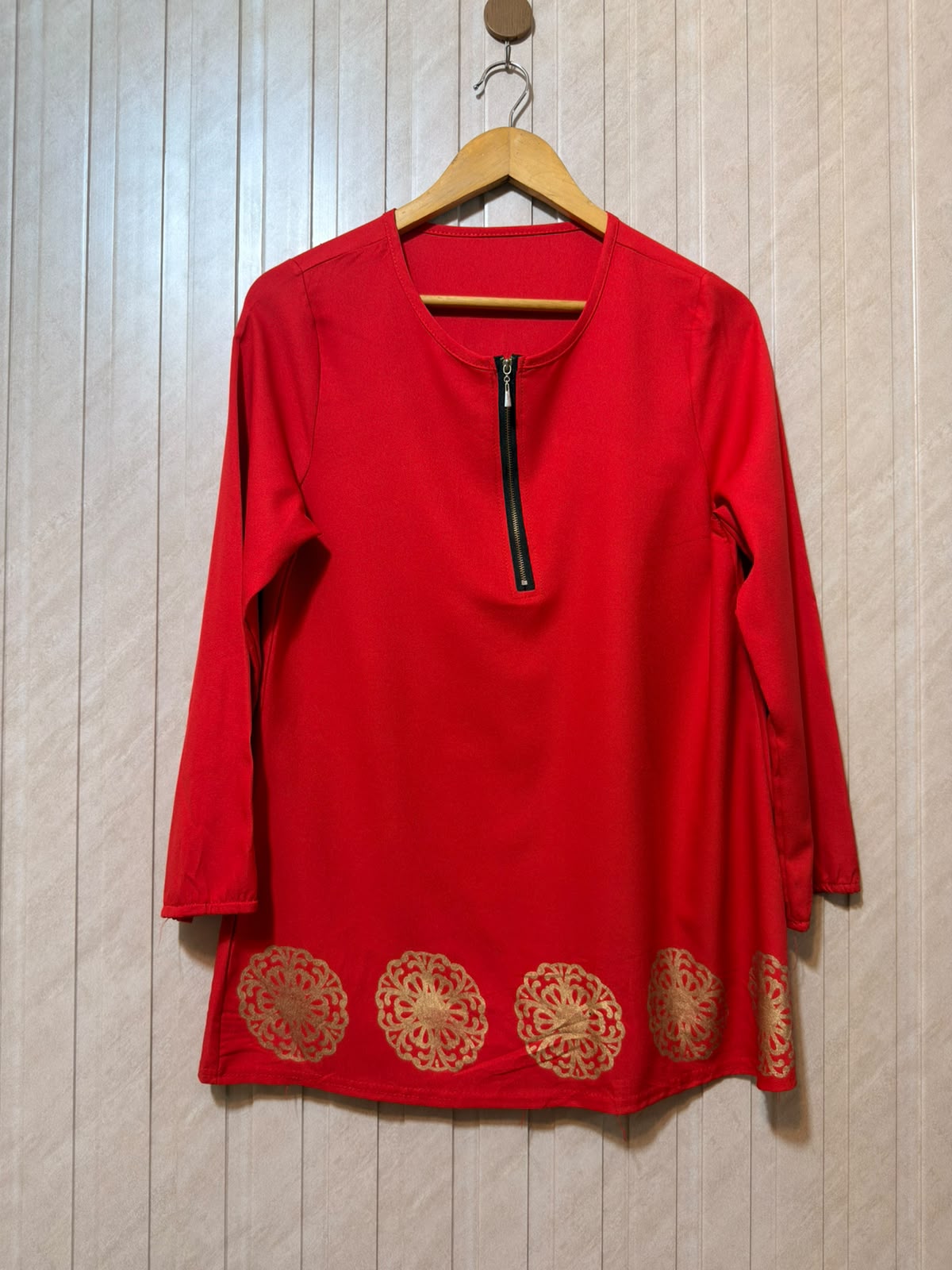 Chest 18  Lenght 28  Fabric Rayon Women’s Elevated Full Sleeve Top