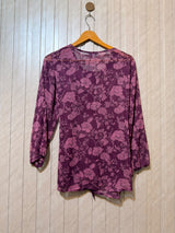 Chest 20  Lenght 25  Fabric Chiffon Women’s Sophisticated Full Sleeve Top