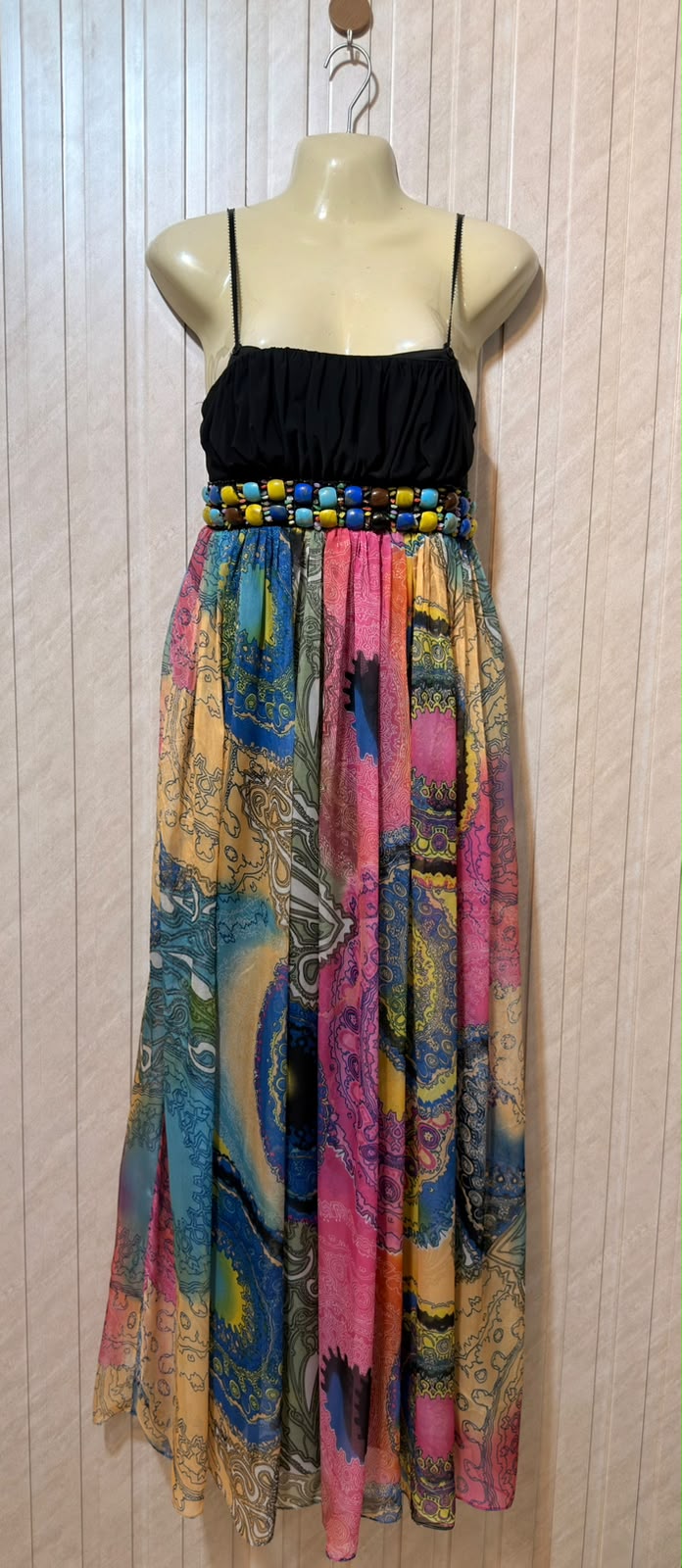 Chest 17  Lenght 56  Fabric chiffon Women’s Classic Western Long Maxi
