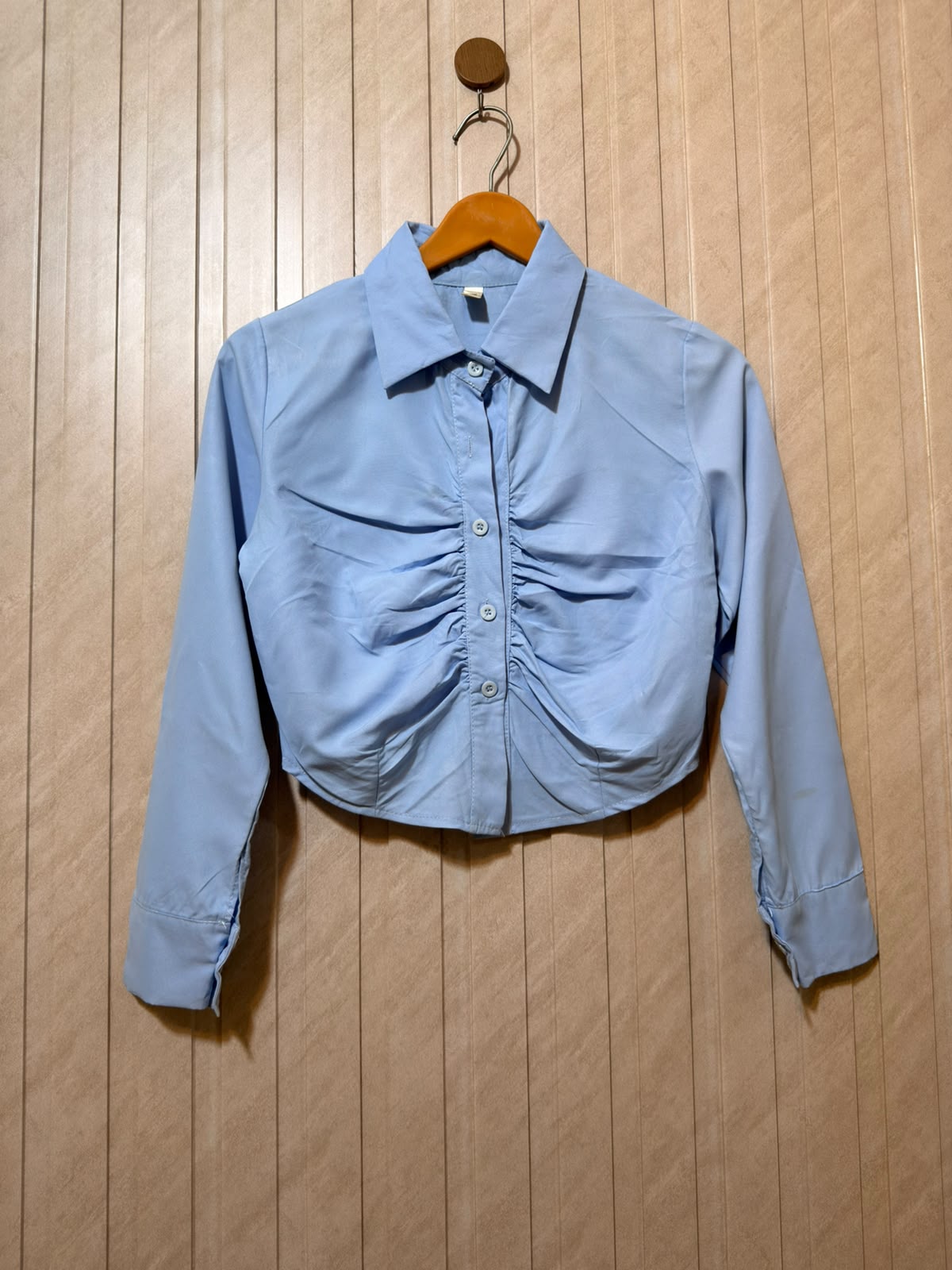 Chest 16  Lenght 17  Fabric cotton Women’s Smart Full Sleeve Top
