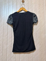 Chest 16  Length 22  Fabric Net Women’s Classic Crop Top