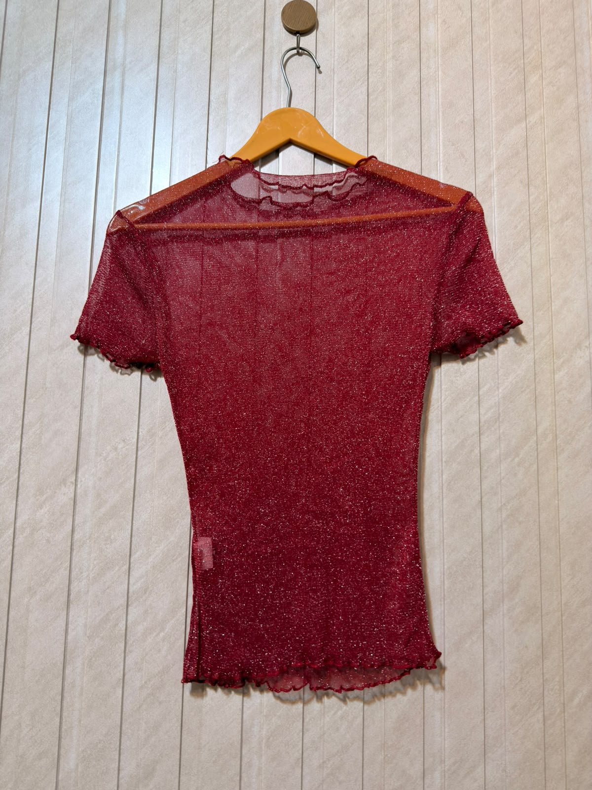 Chest 18  Length 22  Fabric Net Women’s Elegant Crop Top