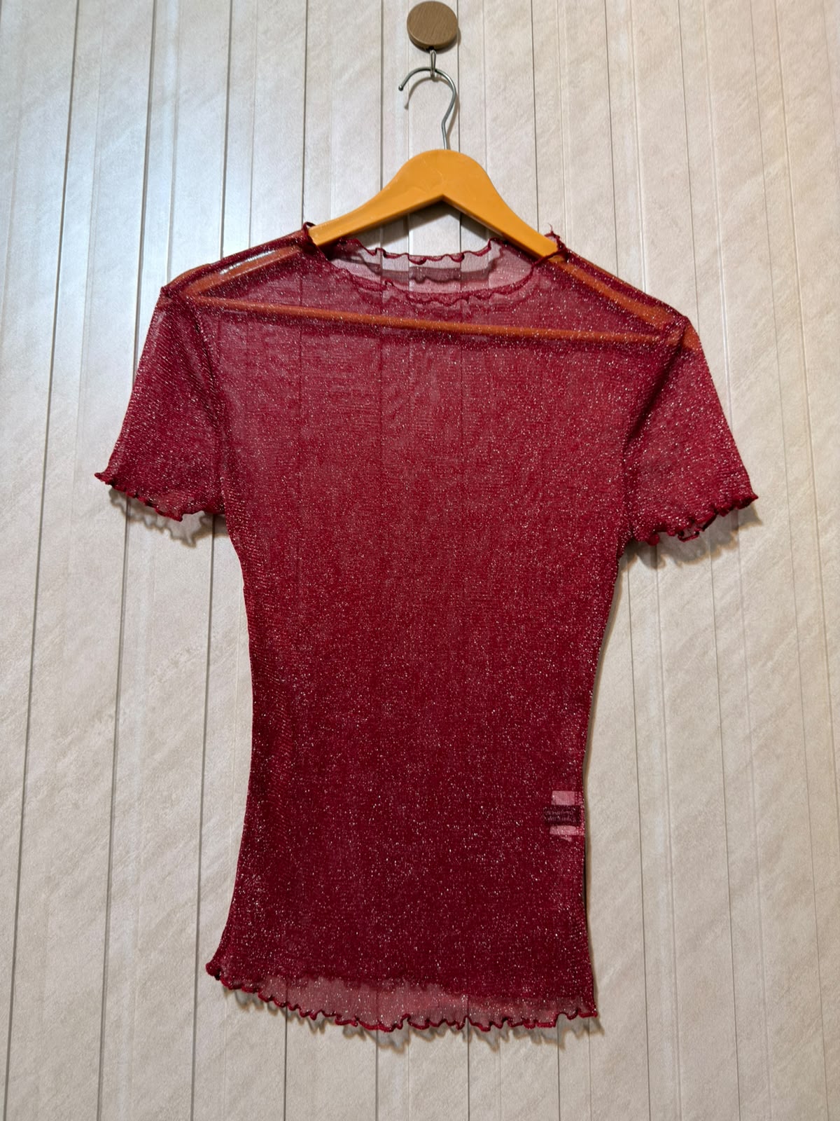 Chest 18  Length 22  Fabric Net Women’s Elegant Crop Top
