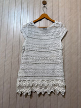 Chest 19  Length 27  Fabric Net Women’s Trendy Everyday Crop Top