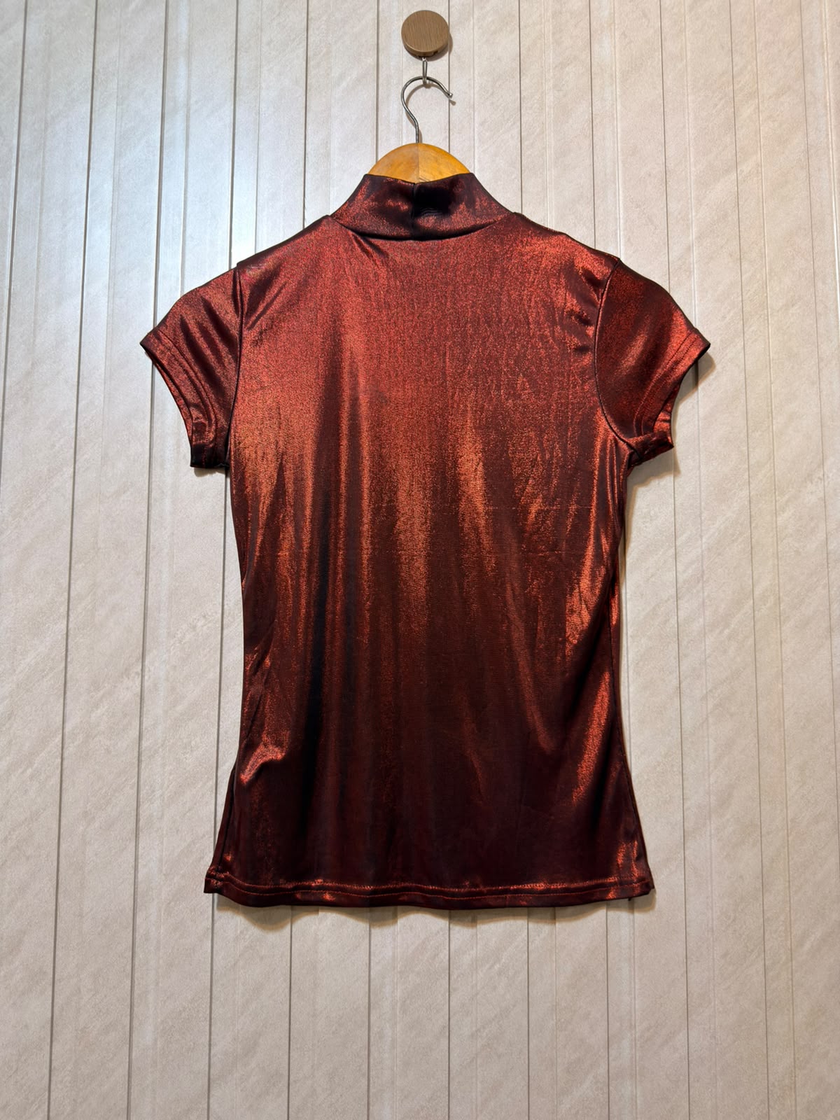 Chest 18  Lenght 22  Fabric silk jersey Western Branded Women’s Crop Top