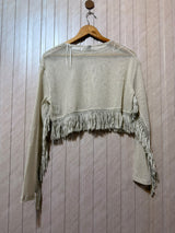 Chest 19  Length 16  Fabric Net Women’s Modern Women’s Crop Top