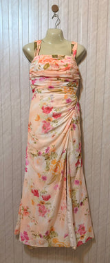 Chest 18  Length 54  Fabric Chiffon Classic Women’s Long Maxi Dress
