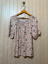 Chest 21  Lenght 24  Fabric linen Elegant Women’s Half Sleeve Top