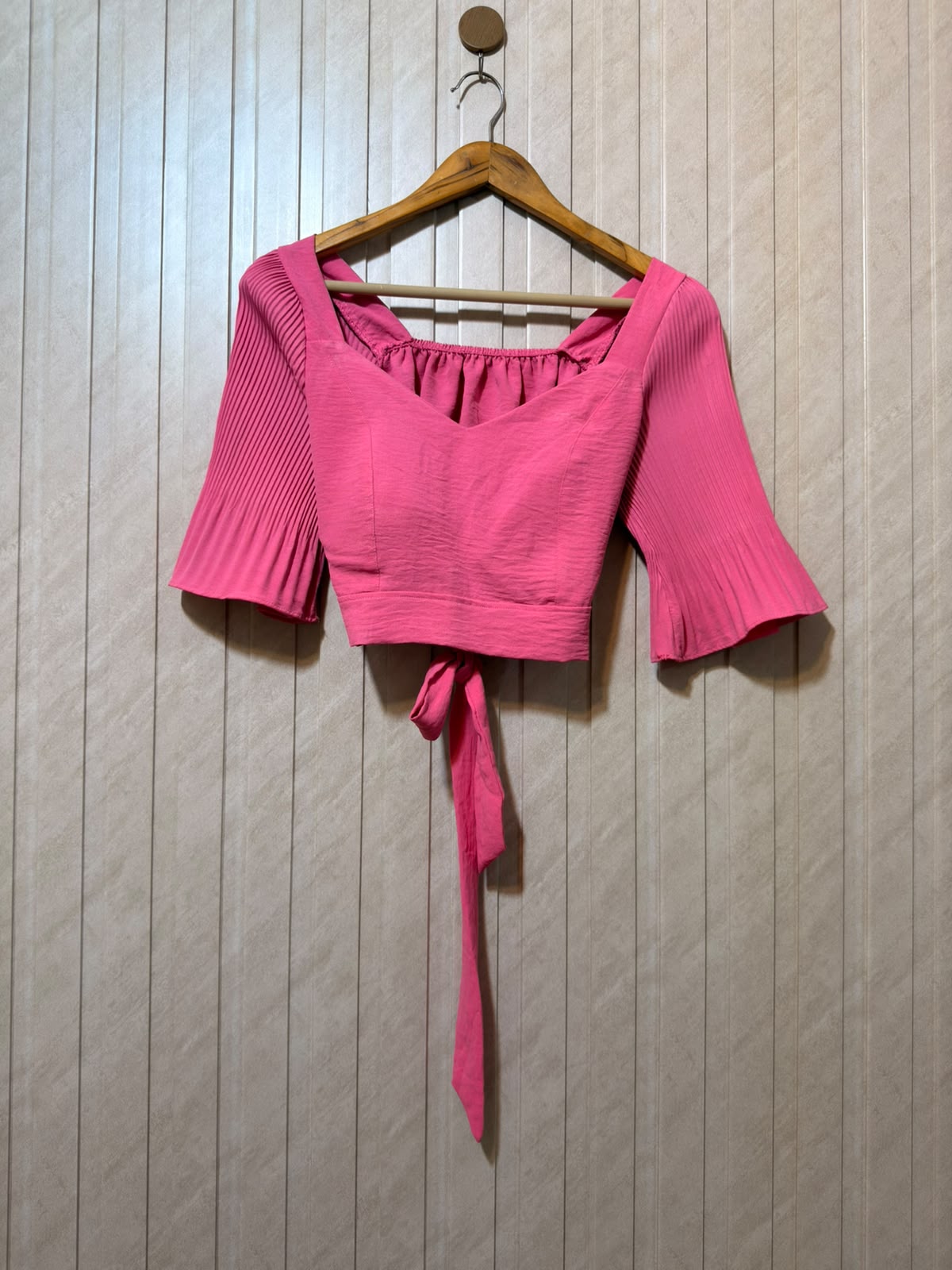 Chest 16  Lenght 14  Fabric silk Versatile Women’s Crop Top