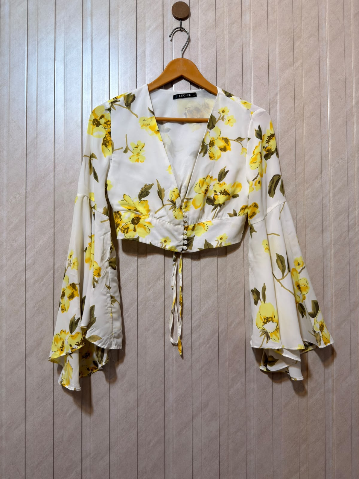 Chest 16  Lenght 13  Fabric chiffon Everyday Essential Women’s Crop Top