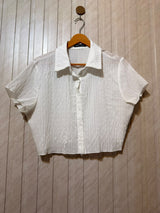 Chest 20  Lenght 16  Fabric rayon Modern Classic Women’s Crop Top