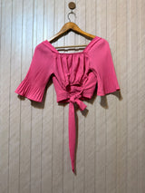 Chest 16  Lenght 14  Fabric silk Versatile Women’s Crop Top