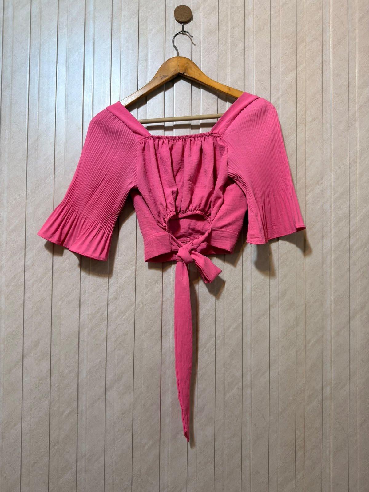 Chest 16  Lenght 14  Fabric silk Versatile Women’s Crop Top