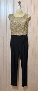 Chest 18  Lenght 54  Fabric net  and jersey  jumpsuit Western Fashion Women’s Long jumpsuite
