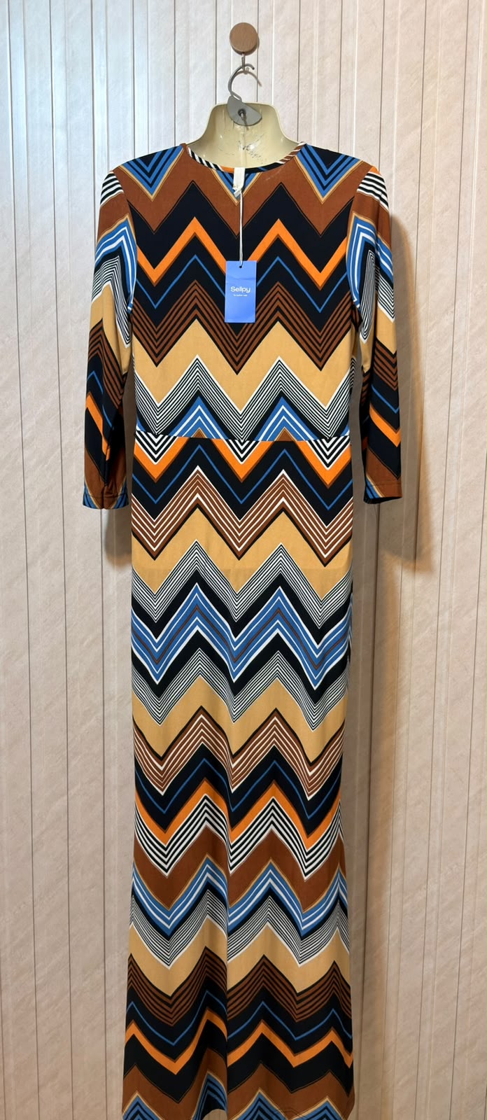Chest 19  Lenght 60  Fabric silk jersey Trendy Women’s Western Maxi Dress