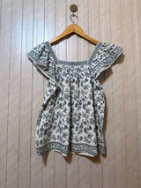 Chest 18  Lenght 22  Fabric linen Women’s Half Sleeve Top