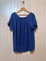 Chest 23  Lenght 27  Fabric GEORGETTE Signature Women’s Half Sleeve Top
