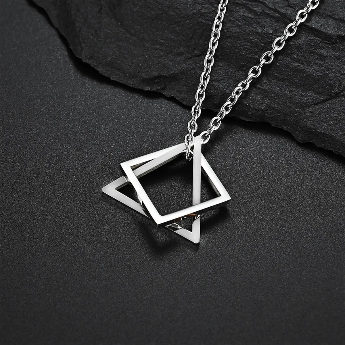 Triangle Square Silver Luma